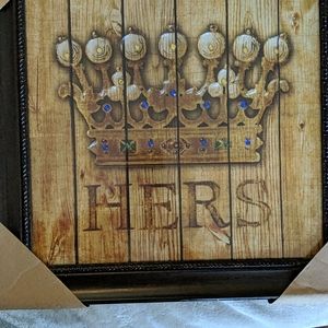 Set of 2 framed pictures